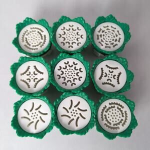 Tyco Super Dough Flower Makin' Basket Lot of 9 Bud Mold Replacement‎ Parts Only